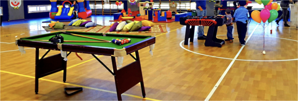 שולחנות משחק להשכרה בצפון