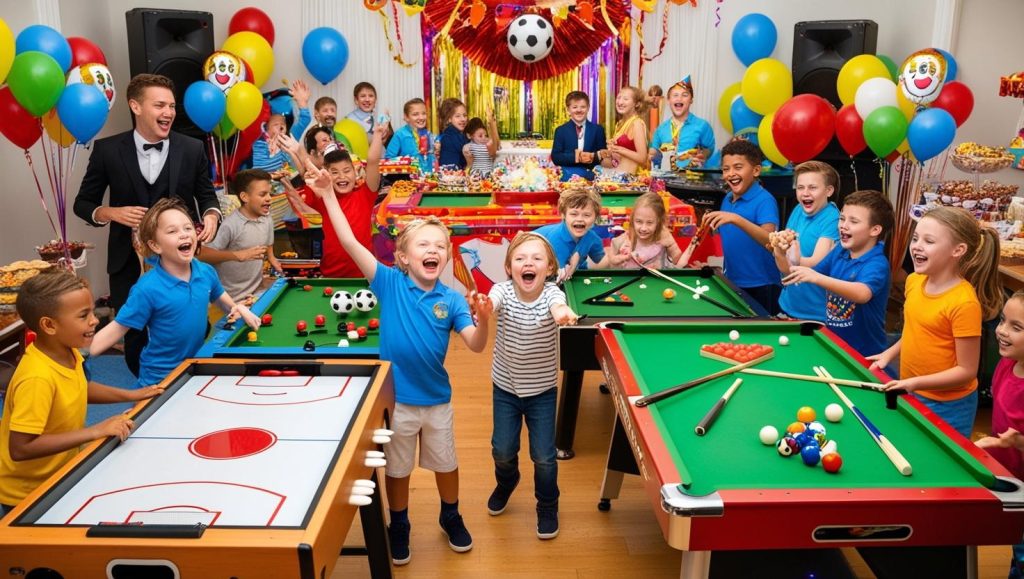 מסיבת שולחנות משחק לאירועים עם הפיראט הקטן אטרקציות לאירועים